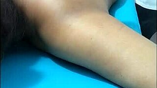 you are my slave damn whore as the massage therapist touches my buttocks with oil in bdsm oiled scene