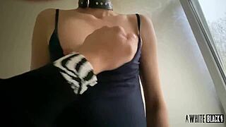 oh man my submissive bdsm slut gets trained by master for intense public fisting session