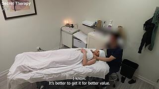 Kendal Milf With Tattoos Convinced To Fuck Massage Therapist In Oiled Interracial Blowjob And Wet Pussy Action!