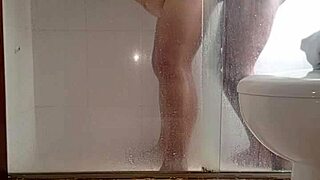 Amateur guy hooks up with 70-year-old mature neighbor for deepthroat and doggystyle anal creampie in the garage ending with swallow