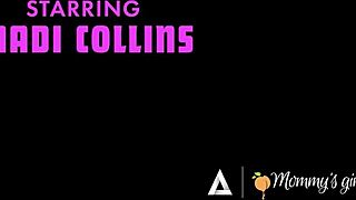 In a voyeur twist, peeping Madi Collins gets caught and joins milfs Reagan Foxx and Dana Vespoli for a rough strap-on threesome fuck