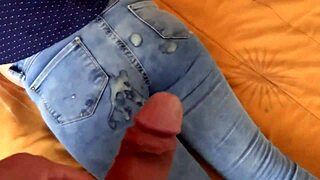 stepmother doesnt allow me to fuck her for fear of getting pregnant so i take her big ass instead and cum right there