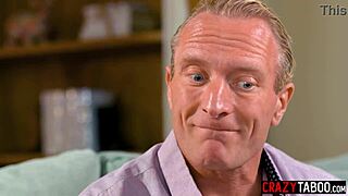 kinky couple fucks sexy petite 18+ teen scarlett sage while milf lexi luna's husband watches wet action