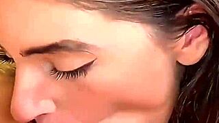 in this backstage competition, a busty blonde milf and a teen brunette compete in vertical mobile pov blowjob and deepthroat action, licking balls and getting sloppy with a big cock.