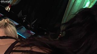 What happens when milfs in lingerie dive into pussy eating lesbian action in fishnets and heels