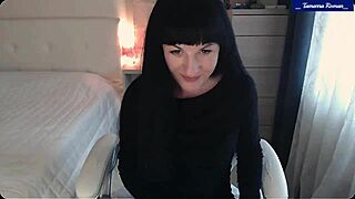 Why does Tamarra Roman aka Jessy tease with such a sexy strip, showing perky tits and wiggling ass?