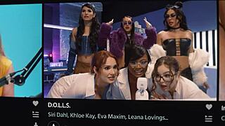 Petite 18+ Gina Valentina obsesses over stepmom Jelena Jensens big natural tits and sucks them eagerly!