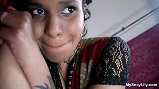 Indian Milf Stepmom Tempts Desi Stepson into Forbidden Blowjob Seduction