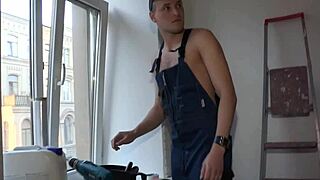 I feel so excited as this nice-looking teen beauty bends over for doggystyle fucking with my friend.