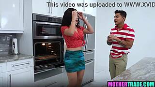 i feel so turned on watching these hot stepmoms get fucked hard by their stepsons in this wild brunette latina foursome with blowjobs and taboo sex