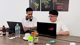 I watch as mature brunette milf rides big cock with her round ass in doggystyle fuck getting cum in mouth