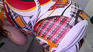 Stepmom finishes dishes in kitchen as stepson bends her over and fucks her big tits and ass with cock.