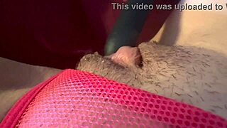 Italian milf Artemisia Love teases wet pussy with toy in slow motion.