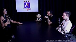 Bia Hot gets naughty in putaria interview Porn Cast Brazil part 4 😏