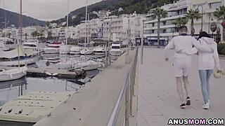 sam bourne used his cock to comfort depressed stepmom clea gaultier with some anal creampie action