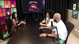 Tifany Rocha shines in sensual cast moments with interracial cuckold group play and public orgasm on sheer red - part 6