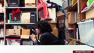 Officer, you're fucking that busty latina shoplifter hard