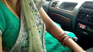 oh stepmom swallows cum after blowjob in outdoor car sex