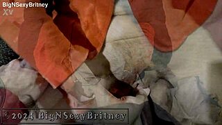 Big n sexy Britney heads to library for hot librarian blowjob and facial in promo video teaser with cum covered face and deepthroat action.