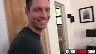 cuck hubby sells wifes pussy for his poker debt