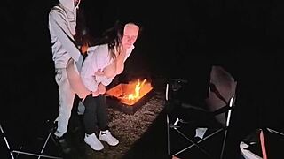 want to bend over for sneaky public doggystyle sex at campsite wife