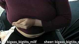 Colombian bbw milf spreads big pussy lips dildo fucks wet squirting solo