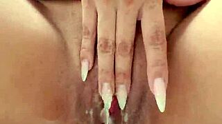 college girl rides dildo after school for squirting orgasm with moans