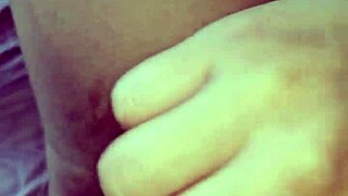 i'm a latina milf playing with my big tits and squirting while using a huge dildo to get that creamy milk finish