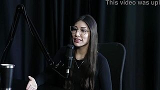 tell me about your naughty interview full of mischief with melina khalifa in porn cast brazil - part 3 on sheer red.