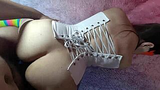 Stick it deep in my ass for anal double penetration as rented latina wife to husband's mature boss for cash