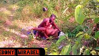 She demands rough handling deep in the bush with her fat ass shaking