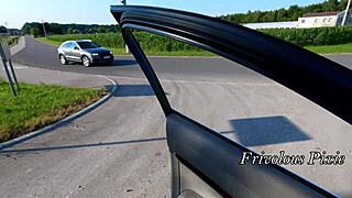 Young Stranger CATCHES My Car Masturbation And HELPS Me CUM HUGE!