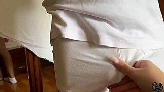 Stepson Pounds Stepmom Doggy Before Her Big Date