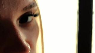 Beautiful Big Tits Blonde Babe Poses Naked in Sexy Lingerie