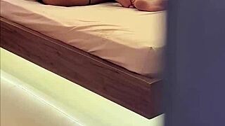 whoa, caught my thick stepmom burning hot draining my load in her room