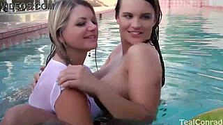 Vicky Vette licks milf pussy clit in lesbian lingerie fuck