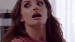 Busty milfs dominate teen babe in wild 3some face sitting 69 orgy