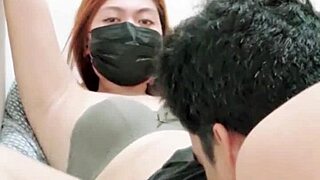 A smooth mature woman's pussy tastes so good when licked in the bedroom