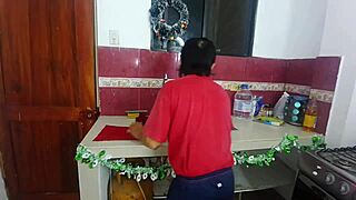 Perverted Old Man Rips Maid's Clothes, Pounds Her Big Nippled Pussy And Makes Her Squirt