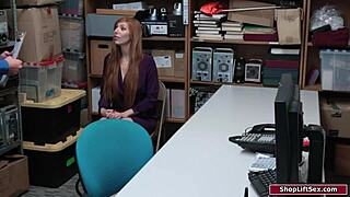 Police officers ravage stepmom and stepdaughter at work—whose turn next?