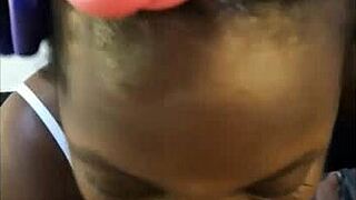 Babe Grinds Armpit on Big Dick Sucking Lips Drench Balls Mastermeat1