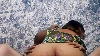 Latina Milf Mommy Rides Huge Cock Hard