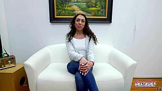 Sexy Brunette Mercedez Sucks Big Cock Swallows Cum Ride