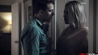 stepmom milf blows teen stepson hard then licks his balls 😏💦