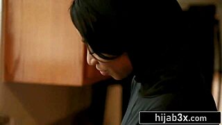 hijab ebony teen bareback fucks old american for citizenship papers