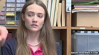 mature milf and hot teen get railed hard by cop together