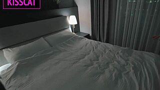 stepmom shares bed rides stepson cowgirl missionary creampie