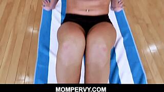 big tits inked milf brooklyn chase keeps stepson cock yoga fit pov