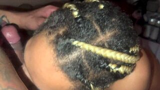 Thick ebony, ready for that bbc pounding your ass?