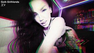 naughty goth girlfriend nova cane rides cock and muff dives hungrily